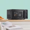 Micro-ondas Toshiba MM2EM20PF acabamento espelhado preto