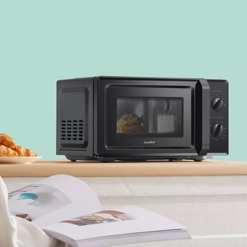 Micro-ondas Toshiba MM2EM20PF acabamento espelhado preto