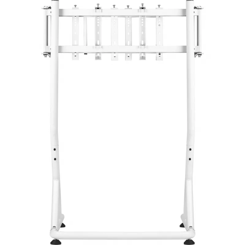 Suporte triplo para monitor Snow, para cockpit de simulador de corridas GR500, suporte de monitor branco, para monitores 32 - 55