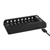 Carregador de baterias AA/AAA 1,5 V e 1,2 V, inteligente - 8 slots