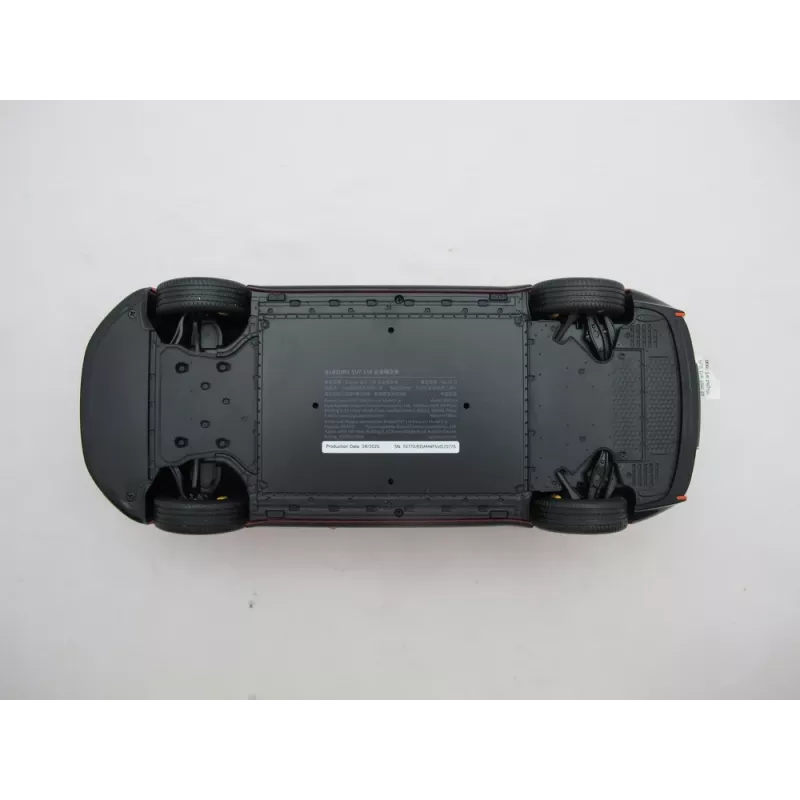 Modelo de carro em ferro fundido Xiaomi SU7 escala 1:18, pré-montado, B278×T108×H81,5 mm