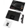 Perixx PERIBOARD-510H Plus teclado USB espanhol preto (PERIBOARD-510 H PLUS ES)
