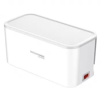 Extensão elétrica RealPower PowerBox 522 1,5 m 5 tomadas AC Interior Branco
