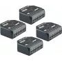 Conjunto com 4 controladores Shelly 2PM Gen4 Zigbee/Matter