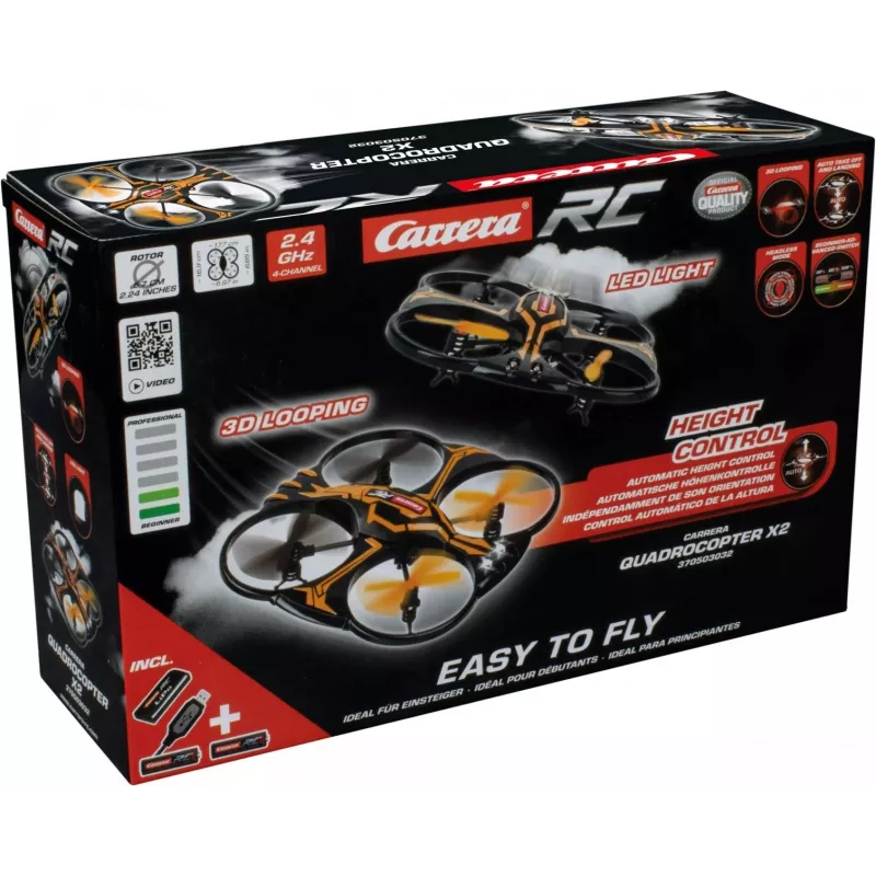Quadricóptero Carrera Toys 370503032 12 anos Giroscópio Polímero de lítio