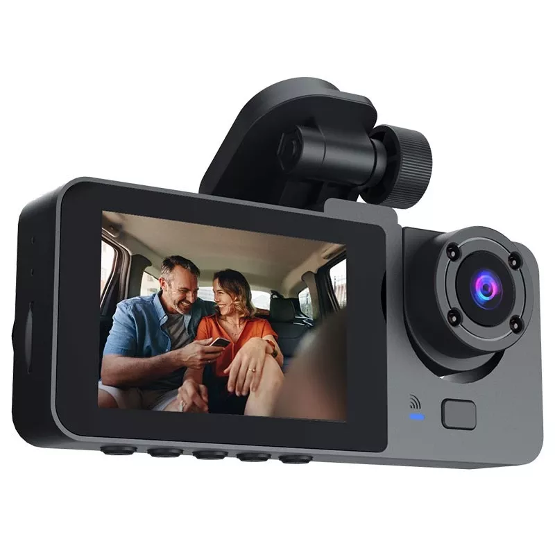 Tracer Halo 360 Dual TRAKAM47568 dashcam para automóvel, Full HD, ecrã de 3 polegadas
