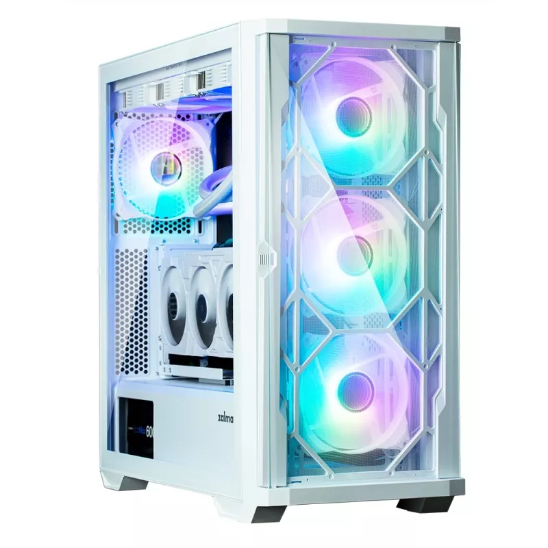 Zalman Z10 DUO ATX ZM-IF120 x4 branco