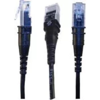 Cabo de rede PatchSee ThinPatch preto 9,7 m Cat6a F/UTP FTP