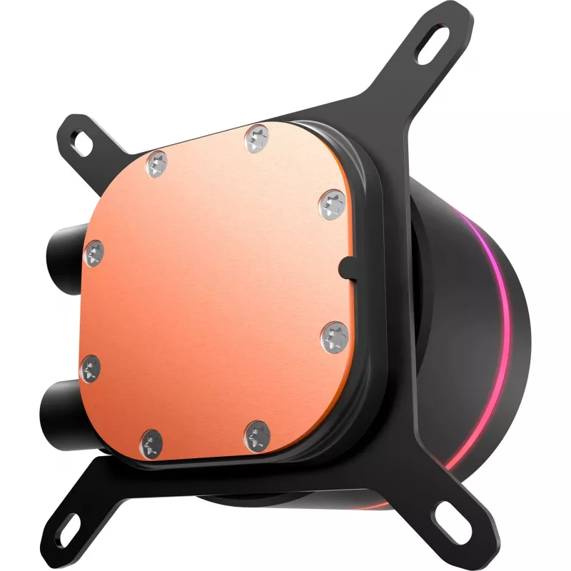 Refrigerador líquido de CPU NZXT Kraken Core RGB 240 – dissipador tudo-em-um de 240 mm, iluminação RGB, preto