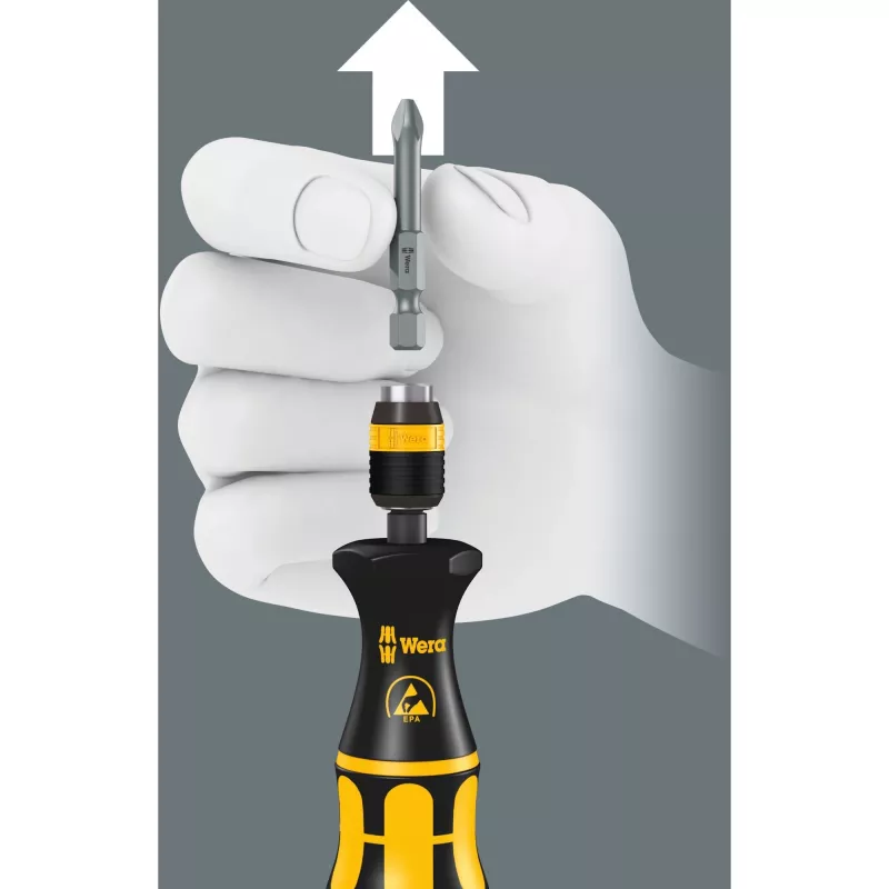 Wera Kraftform Kompakt 60 ESD - suporte manual com conjunto de bits - 17 peças (05051043001)