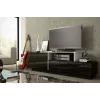 Móvel de TV Cama SIGMA 3 180 preto/preto brilhante + branco