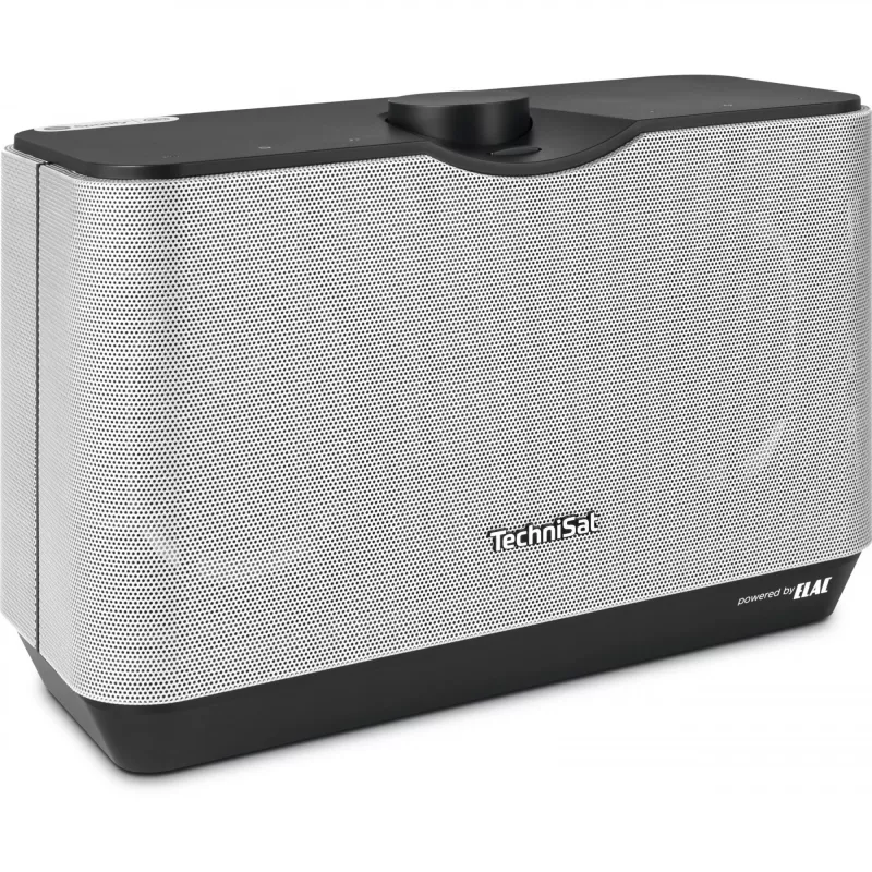 Micro-sistema de áudio doméstico TechniSat AudioMaster MR2 preto, prateado