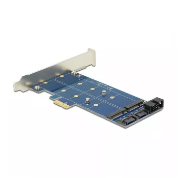 DeLOCK 89374 placa PCI Express x1 para 2x M.2 NGFF internos