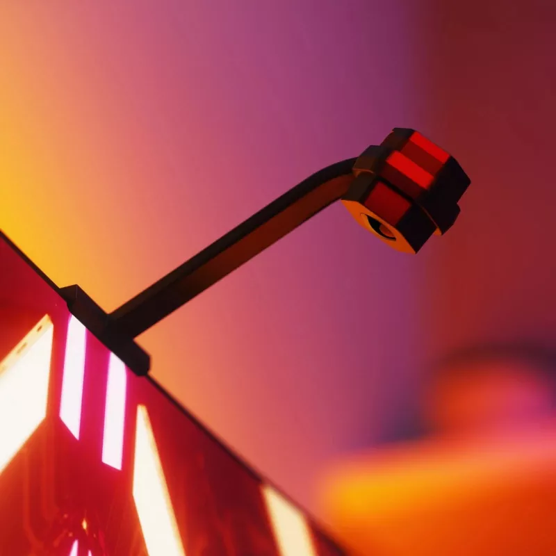 Nanoleaf 4D V2 Kit de espelhamento de ecrã de TV + tiras de luz (para TV e monitor até 65'') | 24 W | Multicolor RGB