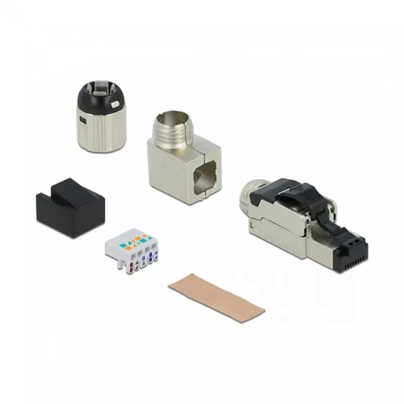 Conector DeLOCK 86489 1x RJ-45 cinzento