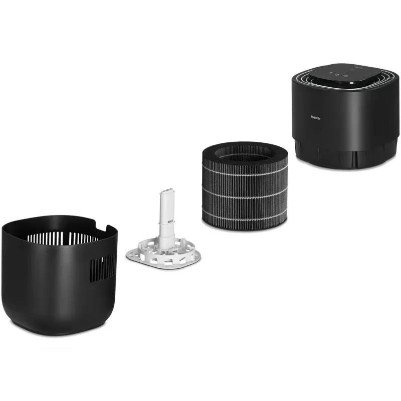 Humidificador Beurer LB 200 preto com depósito de água de 200 ml