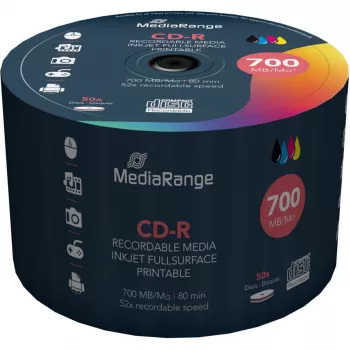 CD-R MediaRange MR208 700 MB 52x 50 unid.