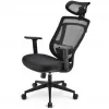 Cadeira de escritório Sharkoon OfficePal C10 – preto, design ergonómico, altura ajustável