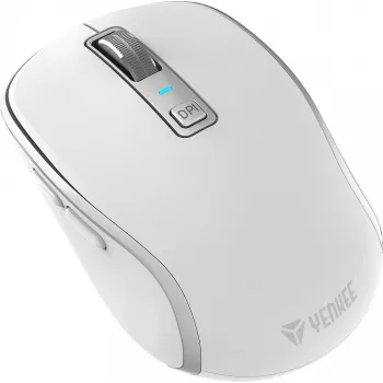 Rato sem fios DUAL WiFi+Bluetooth, bateria recarregável, 5 botões