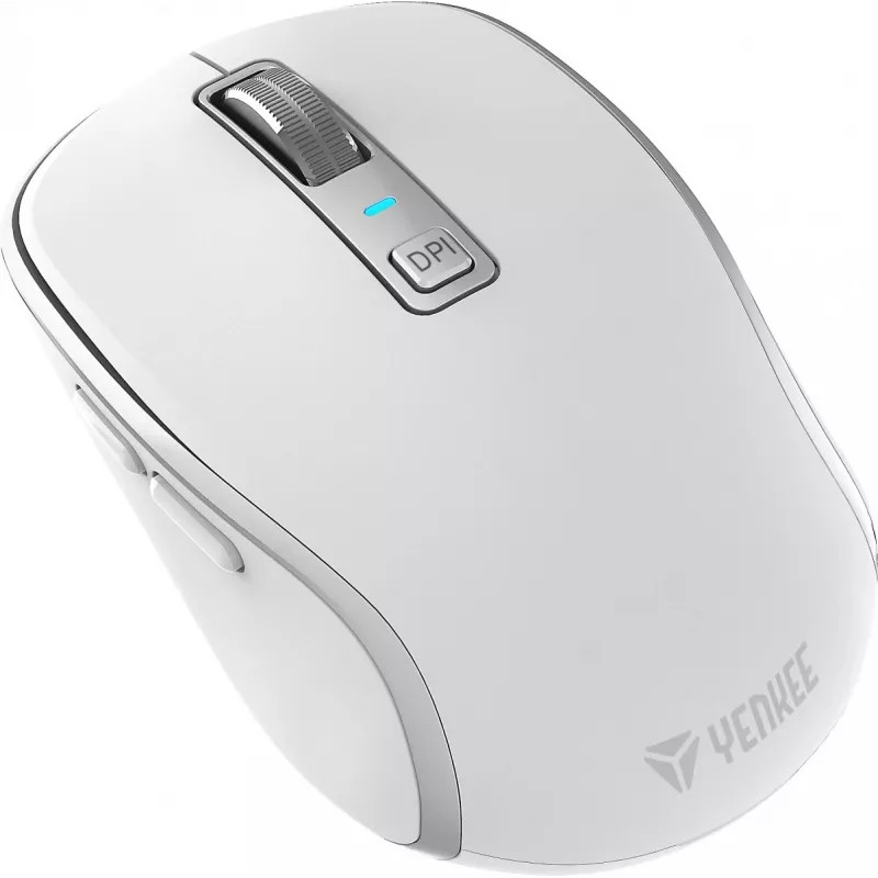 Rato sem fios DUAL WiFi+Bluetooth, bateria recarregável, 5 botões