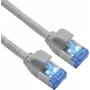 Cabo de patch S/FTP ROLINE Cat.6A TPE compatível com PoE sem emaranhamento cinzento 1.5m - rede - CAT 6a