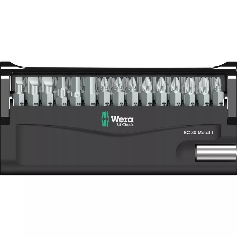 Conjunto de bits para chave de fendas Wera BC 30 Metal 1