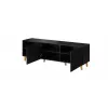 Móvel RTV Cama PAFOS 150x42x52 preto mate