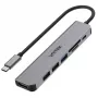 Hub USB-C Unitek 7 em 1 alumínio PD 100W 5 Gbps — adaptador multiporta com Power Delivery