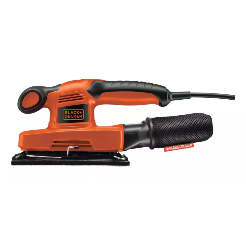 Black & Decker KA320EKA-QS lixadeira orbital de 240 W, laranja
