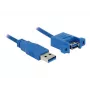 Cabo USB DeLOCK USB 3.0 A 1m 85112