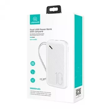 Powerbank PB56 10000mAh 2xUSB branco