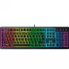 Razer Ornata V3, interruptores mecha-membrane, 10 zonas de iluminação Razer Chroma RGB, 1000 Hz Ultrapolling, teclas retroiluminadas, apoio de pulso soft-touch - Layout alemão