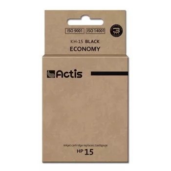 Tinte Actis KH-15 (substituto HP 15 C6615N; standard; 44 ml; preto)