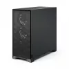 Caixa de PC Fractal Design Pop 2 Air preto TG Midi Tower – ATX, 3 ventoinhas frontais de 120 mm, suporta unidades de 2,5