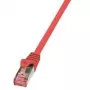 Cabo de rede LogiLink 10 m Cat.6 RJ-45 S/FTP vermelho