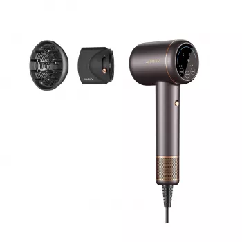 Secador de cabelo Jimmy F8 1600 W, 3 definições de temperatura, função iónica, acessório difusor, cinzento
