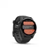 Garmin fenix 8 AMOLED Sapphire 43 mm relógio inteligente GPS, ecrã tátil de 3,3 cm (1,3") 416 x 416, Wi-Fi, titânio Carbon Grey DLC, bracelete de silicone Black/Pebble Grey, preto