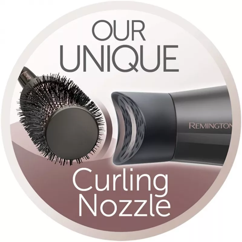 Secador de cabelo Remington D5706 2200 W preto, rosa-ouro