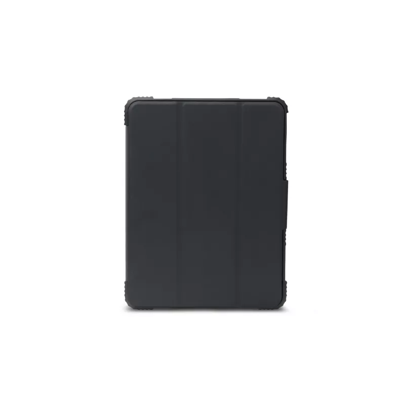 DICOTA Folio Case - capa flip para tablet - policarbonato, poliuretano termoplástico (TPU), polietileno reciclado - preto - 10.9 - para Apple 10.