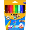 Caneta de ponta fina BIC Visa Multicolour 12 unid.