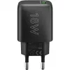 Carregador rápido USB-A QC (18 W) (preto)