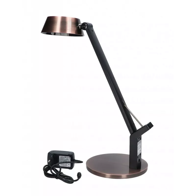 Candeeiro de secretária LED MAXCOM ML 4400 — 4400 lúmenes, acabamento em cobre
