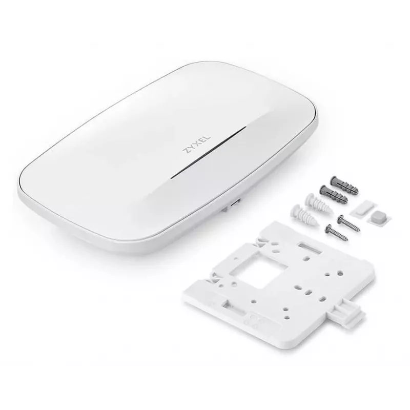 Ponto de acesso WLAN Zyxel NWA210AXV2-EU0101F – Dualband 2,4/5 GHz, 2975 Mbit/s, 2× RJ‑45, PoE, branco