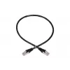 Cabo de rede Extralink cabo de patch LAN Cat.5e RJ-45 F/UTP 0,5 m preto