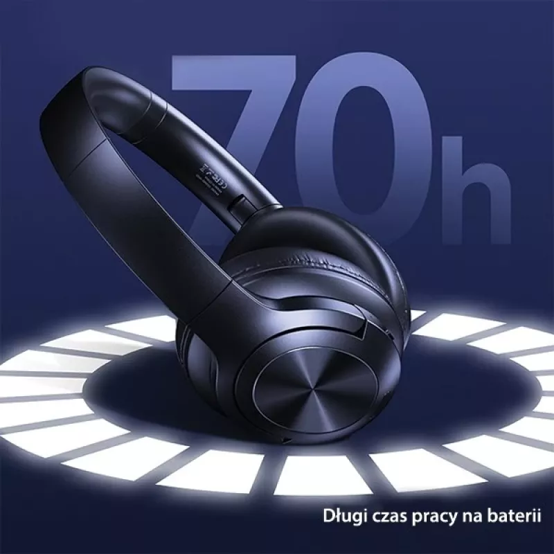 Auscultadores Usams Bluetooth 5.3 Over-Ear Us-yh Series preto/preto TDLYEJYS01