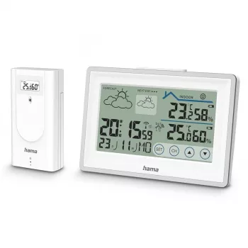 Estação meteorológica digital Hama 00222228 branco pilha
