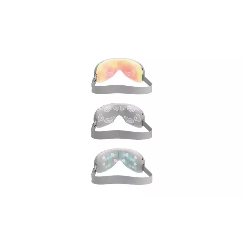 Massajador Therabody SmartGoggles rosto cinzento