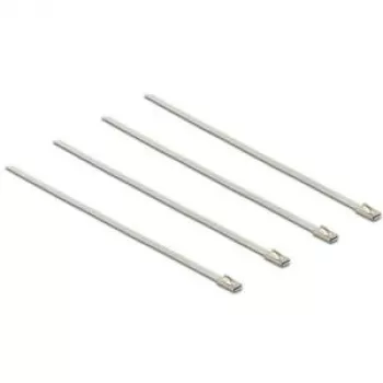 Abraçadeiras DeLOCK 18631 aço inoxidável 200 mm 20 unid.