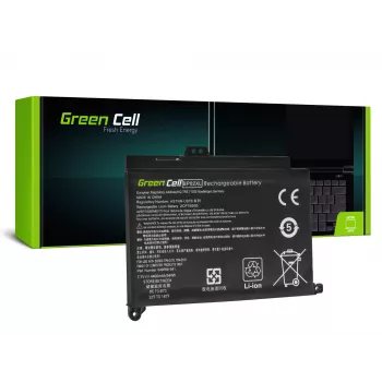 Bateria Green Cell HP150 — Polímero de lítio 4500 mAh, para HP Pavilion 15-AU / 15-AW série, preto