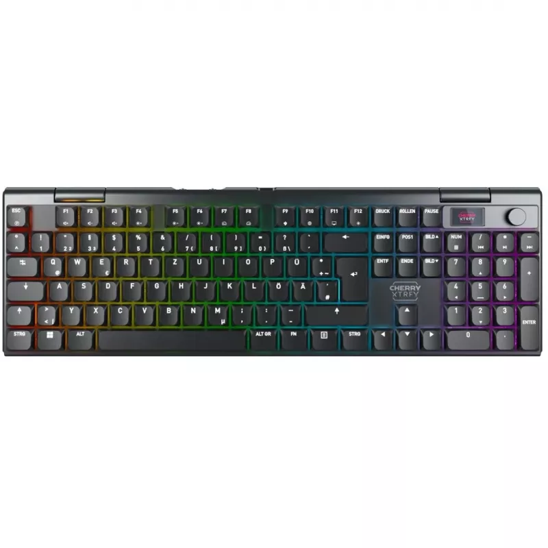Teclado gaming CHERRY XTRFY MX 10.1 Wireless USB RF Bluetooth QWERTZ preto